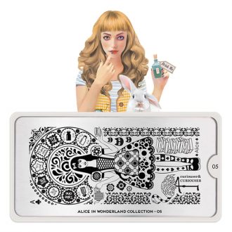 MoYou Stamping Schablone - Alice 05