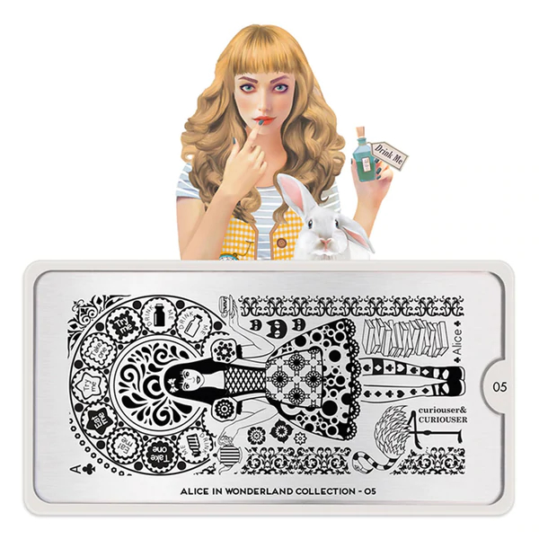 MoYou Stamping Schablone - Alice 05