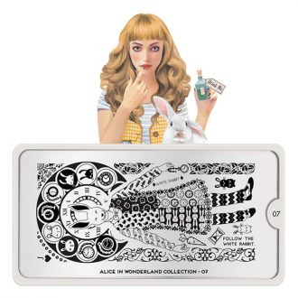 MoYou Stamping Schablone - Alice 07